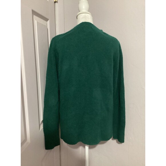 J Crew Sweater Womens S Kelly Green Extra Soft Wool Blend Pullover Oversized - Picture 3 of 5